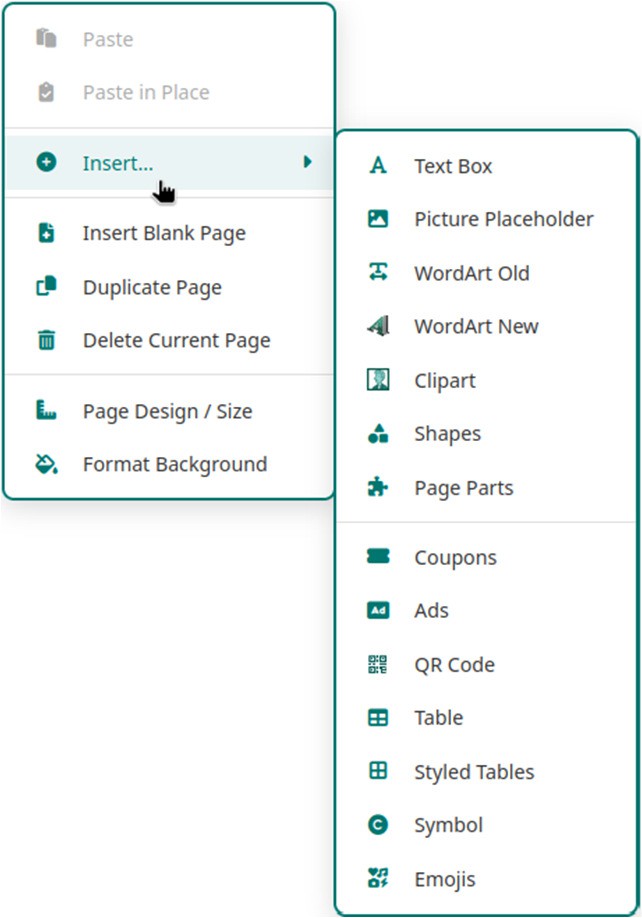 Canvas Right-Click Menu