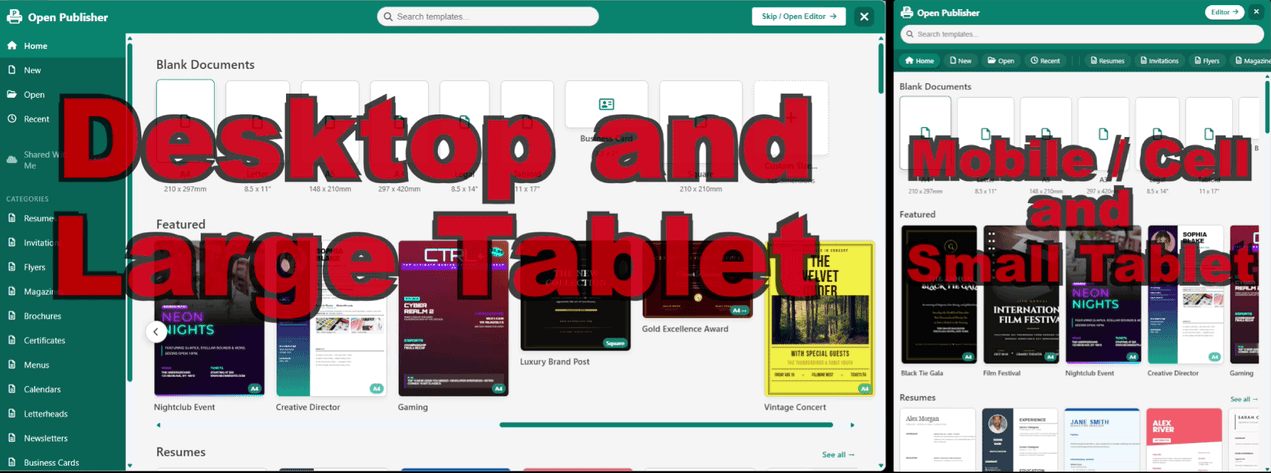 OpenPublisher DashboardTextFade